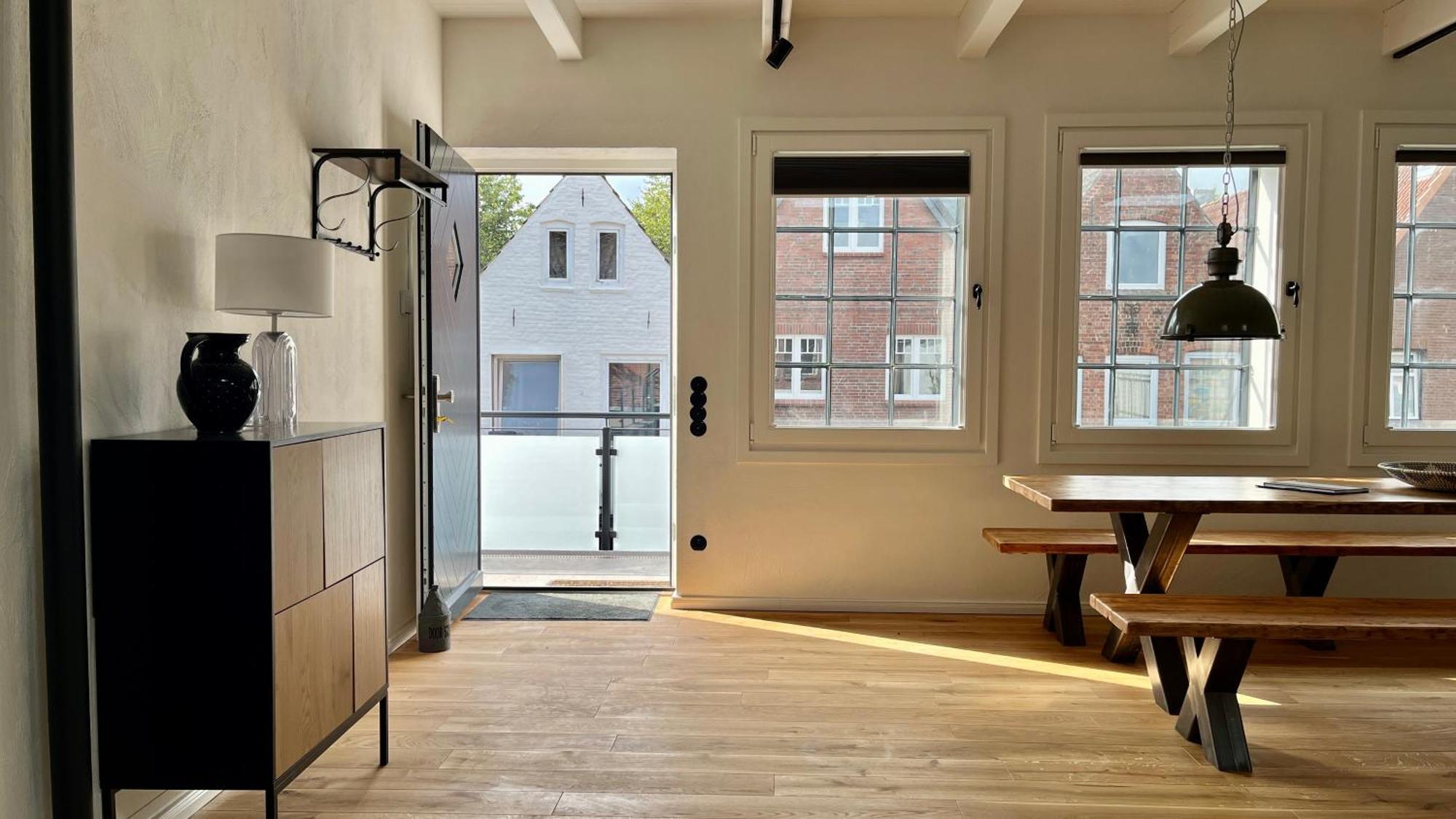 Loftwohnung 2 Simmerdeis An Der Gracht Friedrichstadt Bagian luar foto
