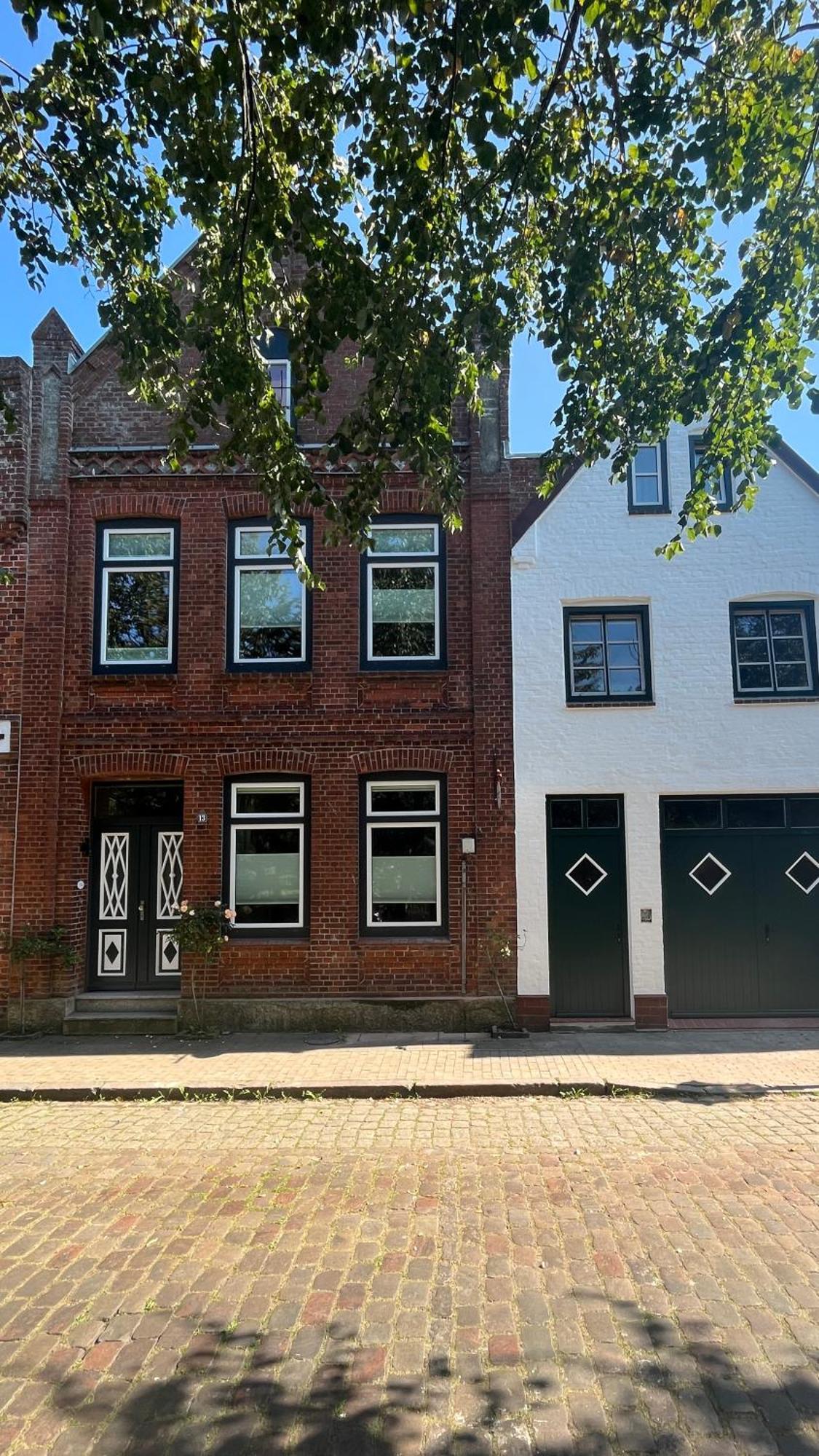 Loftwohnung 2 Simmerdeis An Der Gracht Friedrichstadt Bagian luar foto